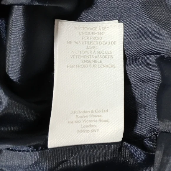 Boden 100% Wool Tweed Plaid A Line Mini Skirt. Ladies Size 10 - Picture 11 of 11